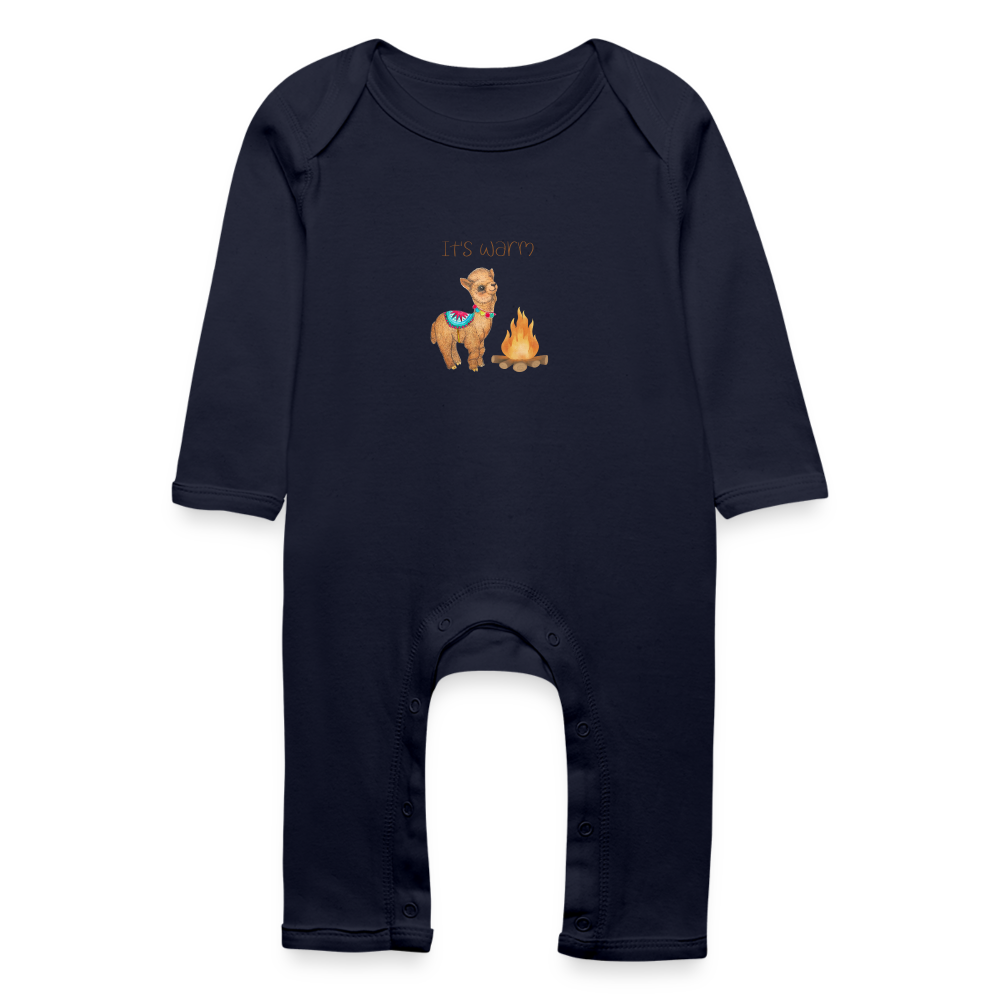 Baby bio kruippakje - navy