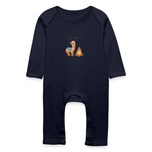 Baby bio kruippakje - navy