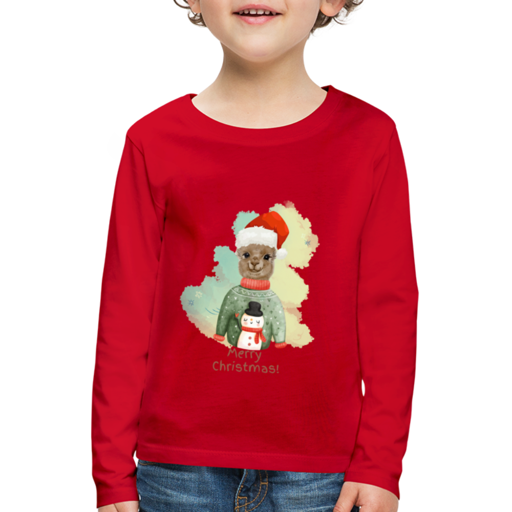 Kinderen Premium shirt met lange mouwen - rood