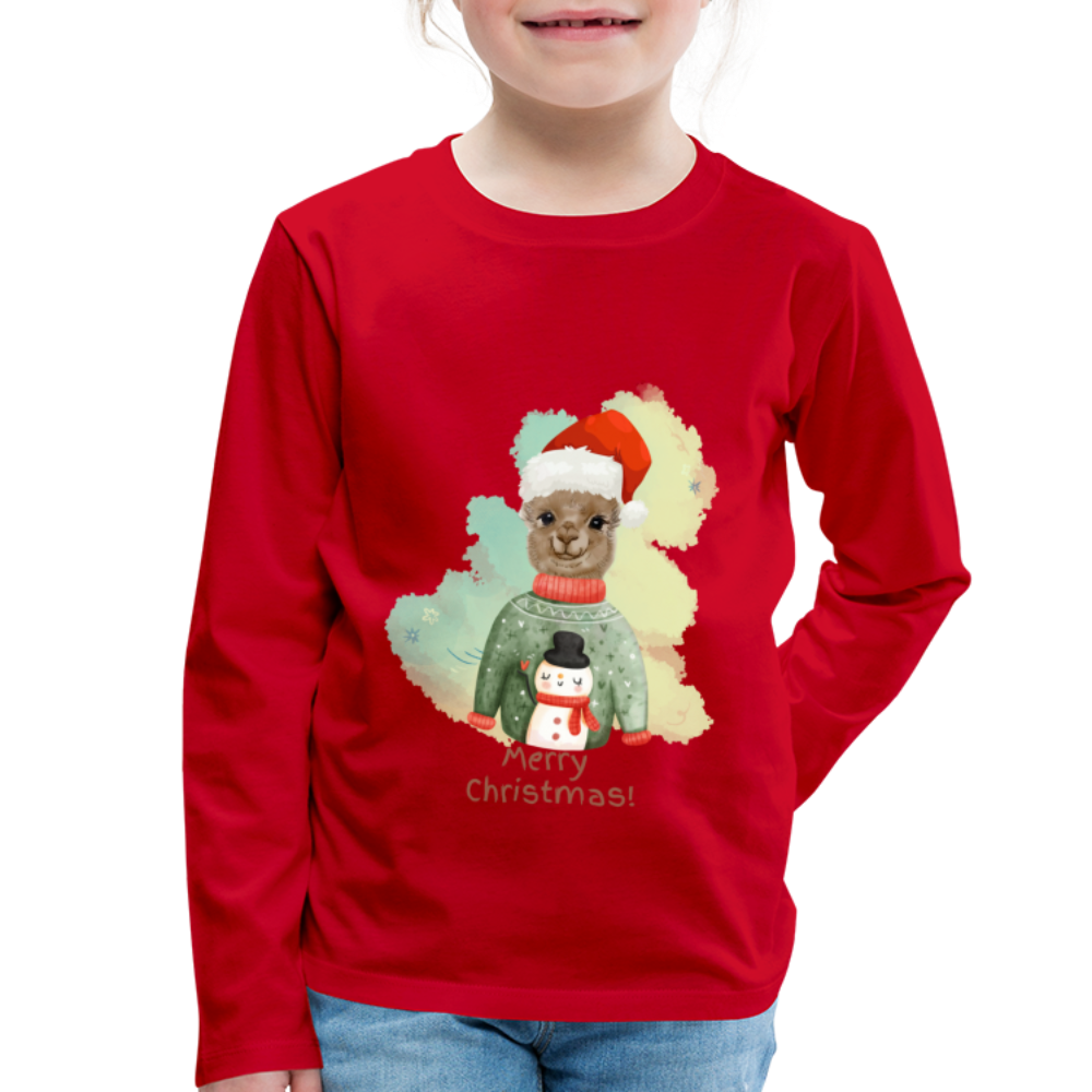 Kinderen Premium shirt met lange mouwen - rood