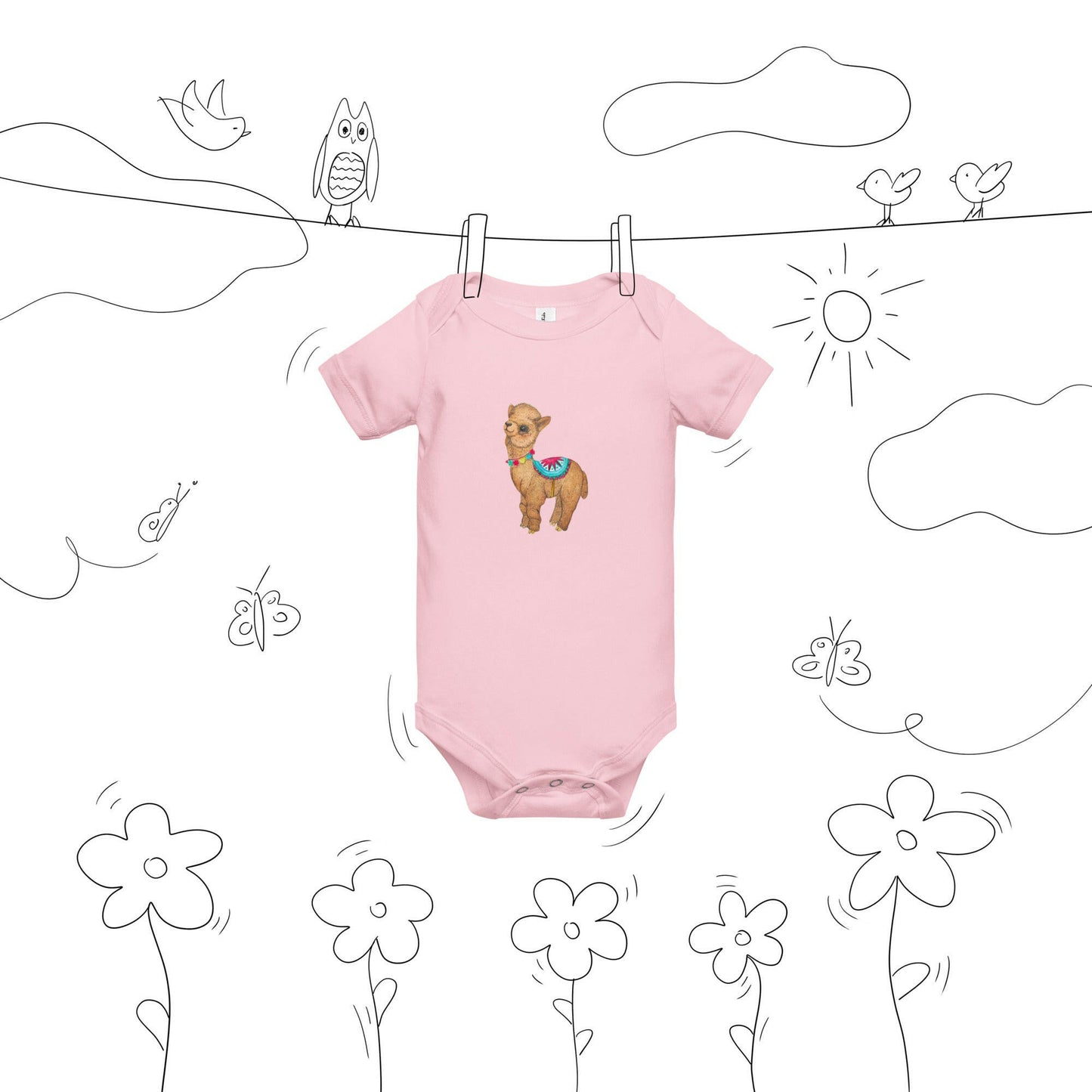 Baby romper met korte mouw: Stijlvol comfort voor jouw kleintje - Pure Soul