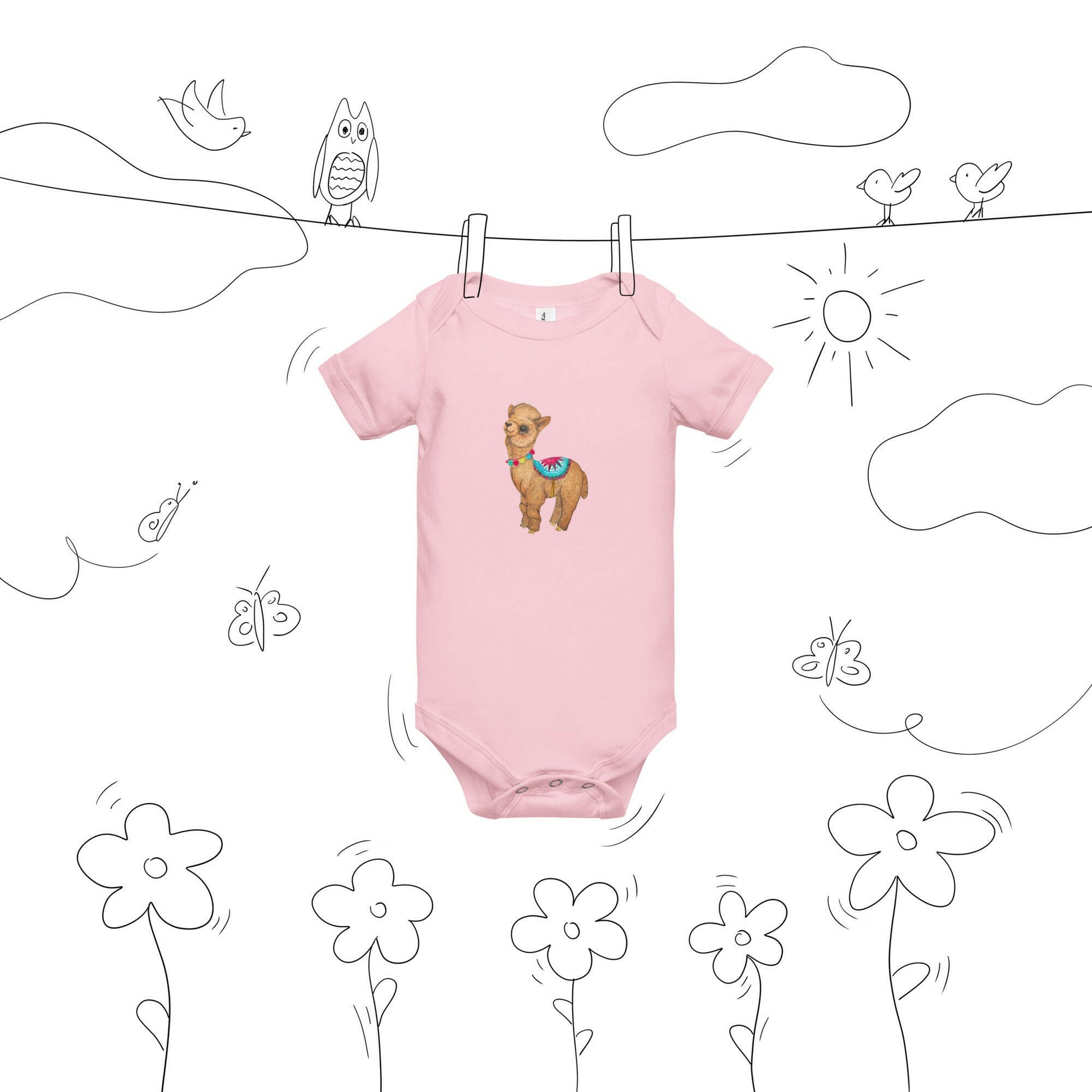 Baby romper met korte mouw: Stijlvol comfort voor jouw kleintje - Pure Soul